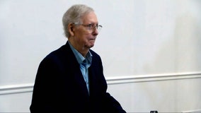 Video shows McConnell appear to freeze again while talking to reporters