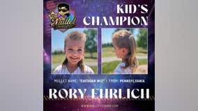 Pennsylvania boy, 6, crowned 2023 Kids Mullet Champion