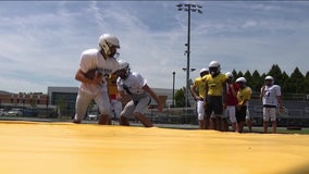 'Stay hydrated': High school football teams staying safe during scorching summer practices