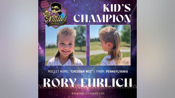 Pennsylvania boy, 6, crowned 2023 Kids Mullet Champion
