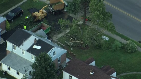 Tornado touched down in Allentown during Monday's powerful storms, weather service says