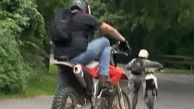 Dirt bike rider 'intentionally' hit pedestrian, ran him over twice in Bucks County: police