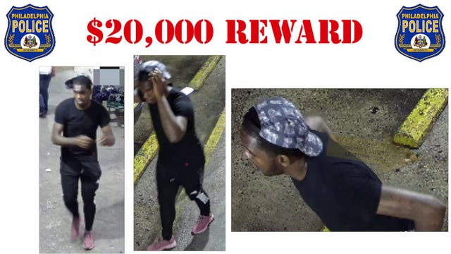 $20,000 reward: Search for suspect, vehicle in shooting death of 22-year-old in North Philadelphia