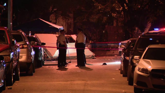 1 dead, 8 injured as shootout erupts during West Philadelphia party, police say