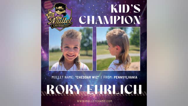 Pennsylvania boy, 6, crowned 2023 Kids Mullet Champion