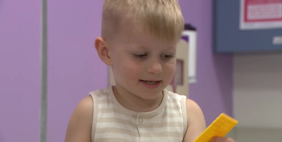 'He's just so amazing': Delaware boy remains positive despite losing leg in lawnmower accident