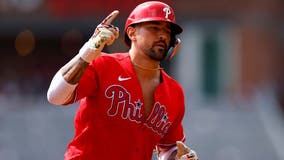 Castellanos comes up big at the plate and in the field, leading Phillies past Braves 6-5