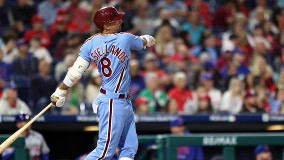 Castellanos drives in 4 to set single-season career-best of 103 RBIs as Phillies top Mets 5-4