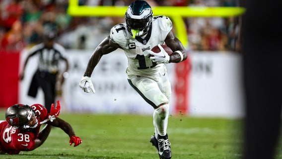 Eagles hope to get receivers going, remain unbeaten when they host division rival Commanders