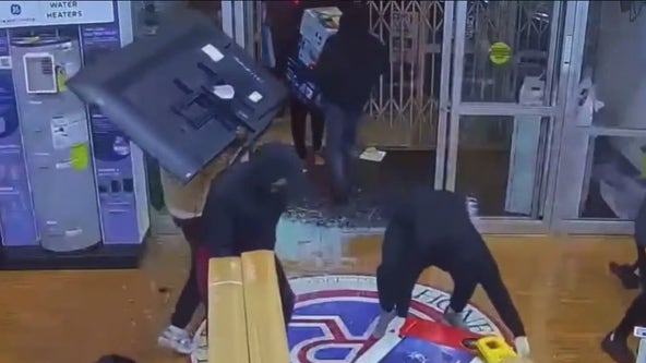 Watch: Wild surveillance video shows looters smash glass in frenzied rampage through NE Philly store