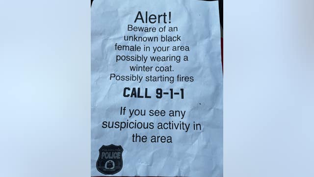 Police warn of woman in winter coat 'possibly starting fires' in West Philadelphia neighborhood