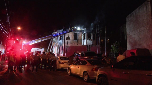 Person rushed to hospital after fire breaks out inside North Philadelphia rowhome: officials