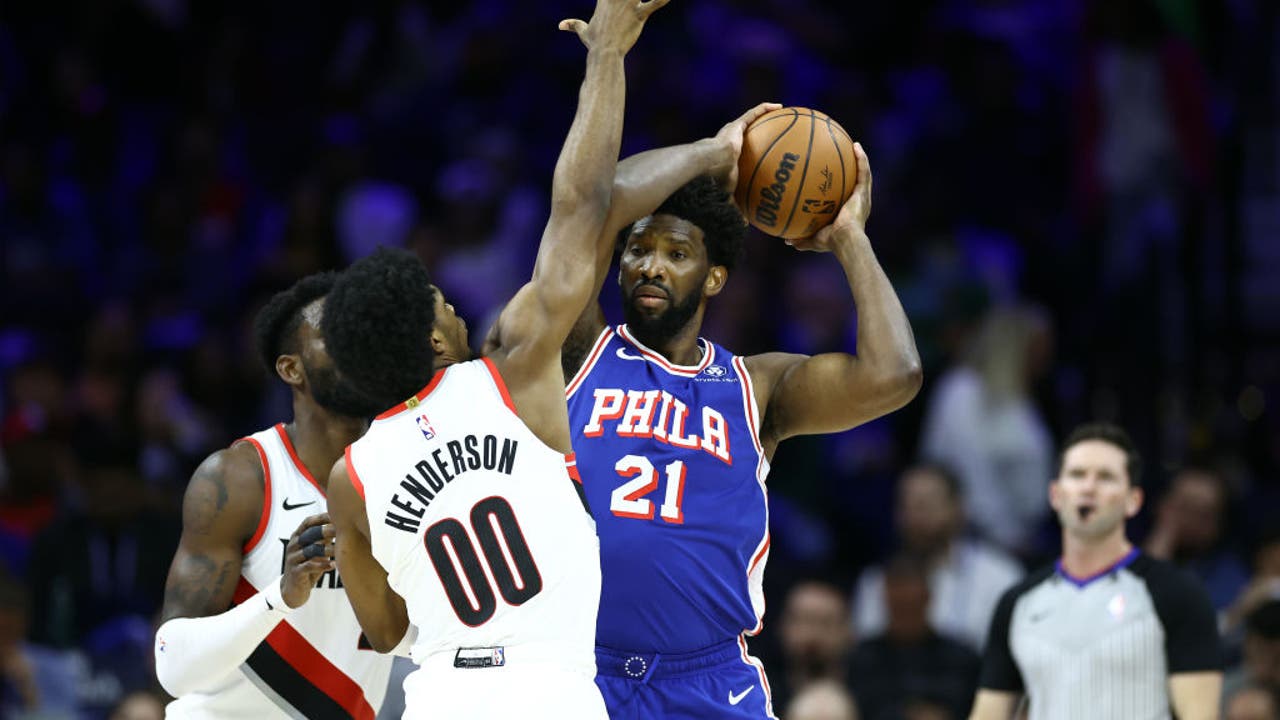 Joel Embiid, Tyrese Maxey Drop Double-doubles As Harden Watches The ...