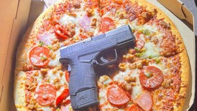 Pizza topped with loaded gun found during traffic stop in California