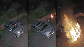 Suspect wanted for lighting car on fire outside New Jersey home previously hit by arson: police