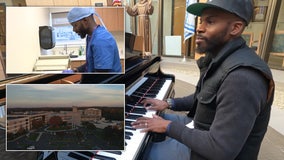 Hospital custodian uses piano talents to comfort patients, visitors: 'He's an awesome person'