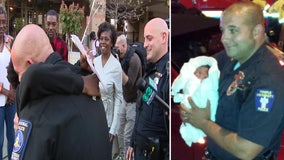 Family reunited with Philly officers who helped deliver baby girl 10 years ago