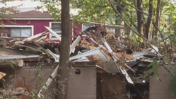 Woman returns from vacation, finds Atlanta home demolished