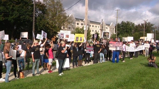 Family, friends hold rally seeking justice for Anthony Allegerini Jr., shot and killed by PSP