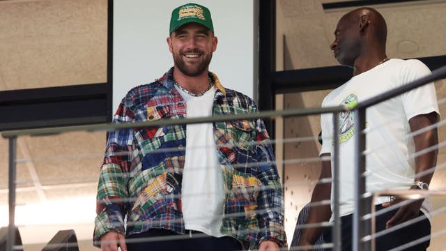 Travis Kelce attends World Series Game 1 in Arlington