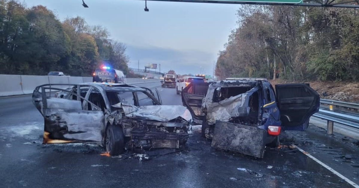 Chester police vehicles involved in fiery crash on I95, officials say ...