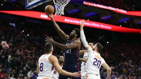 Joel Embiid, Kelly Oubre Jr. lead 76ers past Phoenix 112-100 for fourth straight win