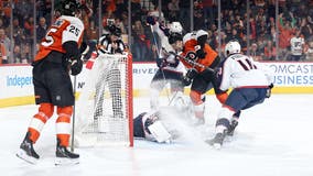 Ryan Poehling's 3-point game helps Flyers top slumping Blue Jackets 5-2 for 5th straight victory