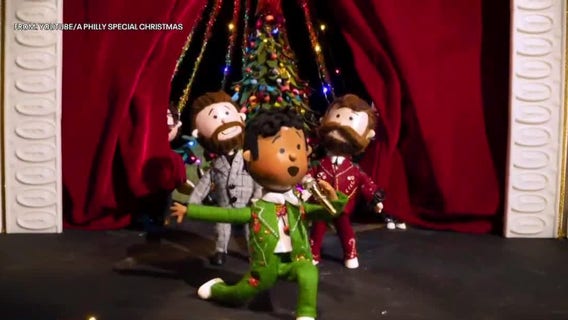 A Philly Christmas Special: See the Eagles star in newly released animated film