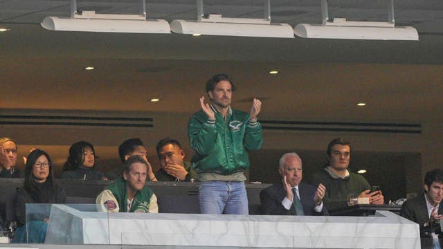 Bradley Cooper stops by Philadelphia brewery for high school reunion - name tag and all!