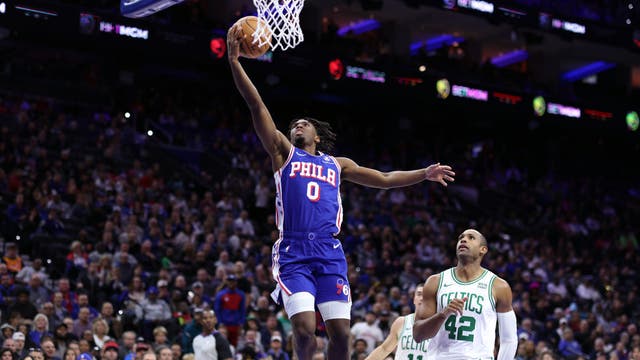 Joel Embiid, Tyrese Maxey lead Sixers to sixth straight win, 106-103 over the Boston Celtics