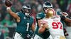 San Francisco's Brock Purdy throws 4 TD passes as 49ers thump injured Hurts, Eagles 42-19