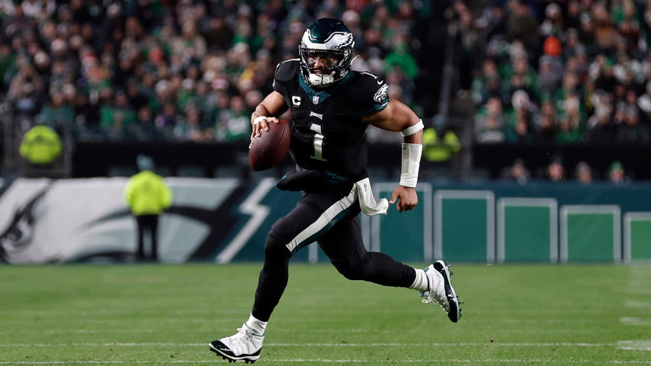 Eagles’ Jalen Hurts Sets NFL Record For Rushing Touchdowns By A QB In A ...