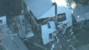 Crews respond to apparent house explosion in Berks County