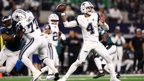 Dak Prescott, Brandon Aubrey help Cowboys pull even with Eagles in NFC East with 33-13 victory