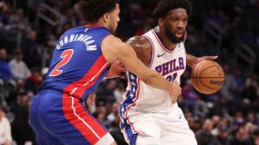 Joel Embiid scores 41 points, Sixers hand Pistons 21st straight loss