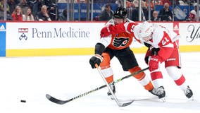 Ersson stops 34 shots, Cam York scores to lead Flyers past Red Wings 1-0