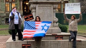 UPenn students hold rally outside President Liz Magill's office amid uproar over testimony on antisemitism
