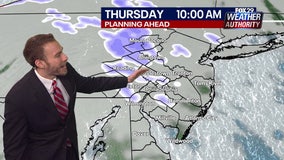 Parts of Delaware Valley could see snow flurries over next two days