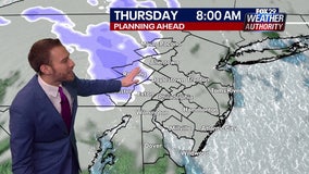 Winter weather: Snow showers across Delaware Valley ends with flurries in Philadelphia