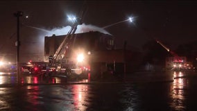 Former daycare, vacant building partially collapses after 2-alarm fire in Camden