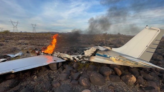 Plane crash claims pilot's life in Arizona after reporting engine trouble
