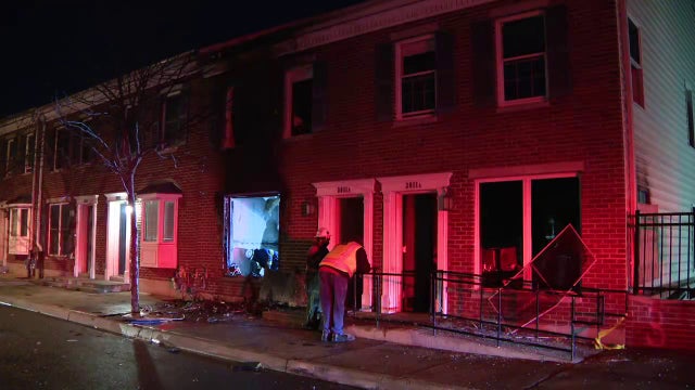 2 medics hospitalized after fire in Strawberry Mansion home: officials