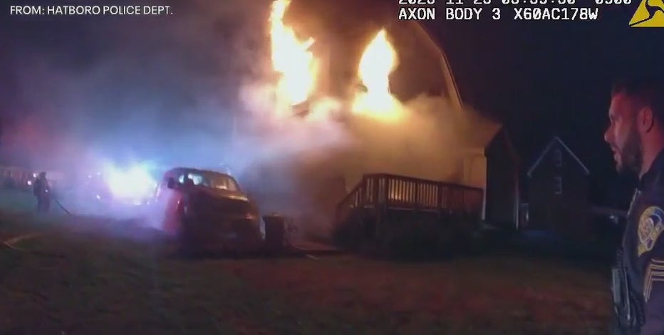 'He's alive, we're alive': 2 Hatboro officers hailed as heroes after rescuing man, 97, from burning home