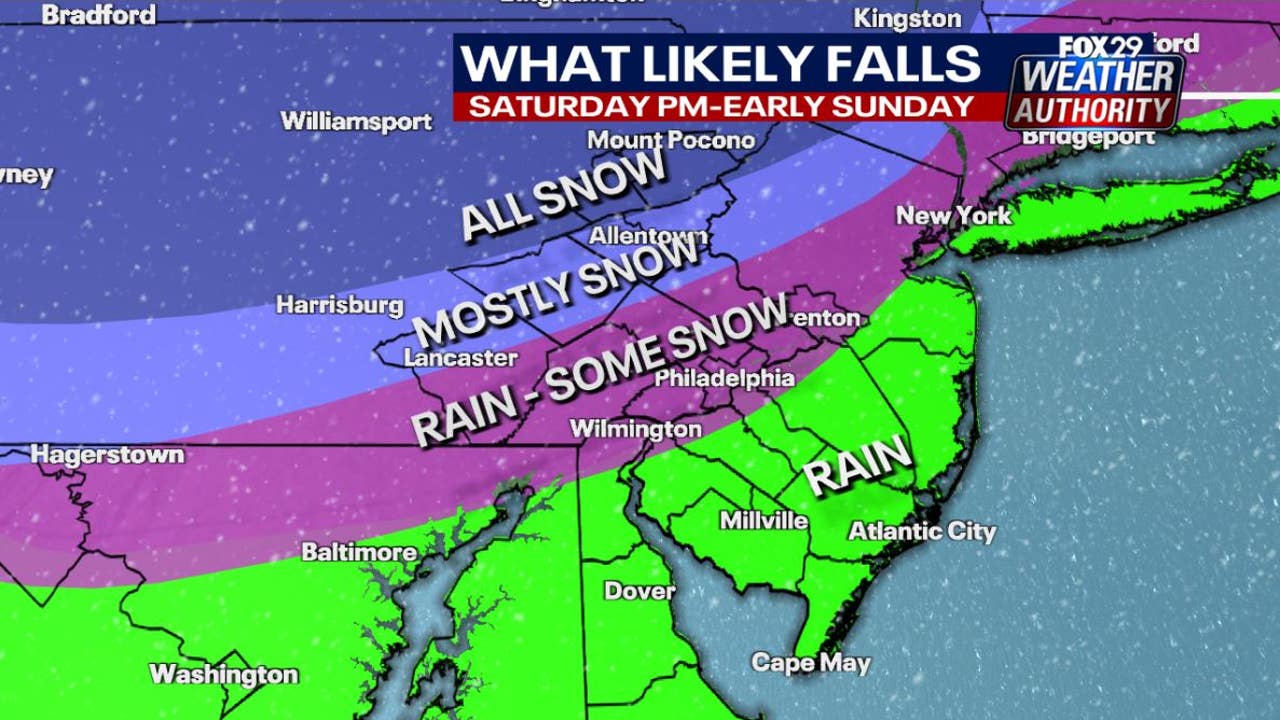 Philadelphia Snow Forecast: Here's how much snow you may get where you live this weekend - Vimarsana News