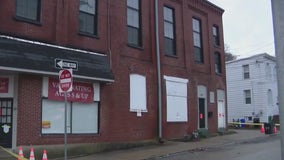 Dangerous, condemned building closes busy road in Delaware County