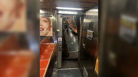 Partial subway service restored after derailment on UWS, disruptive passenger blamed for train collision