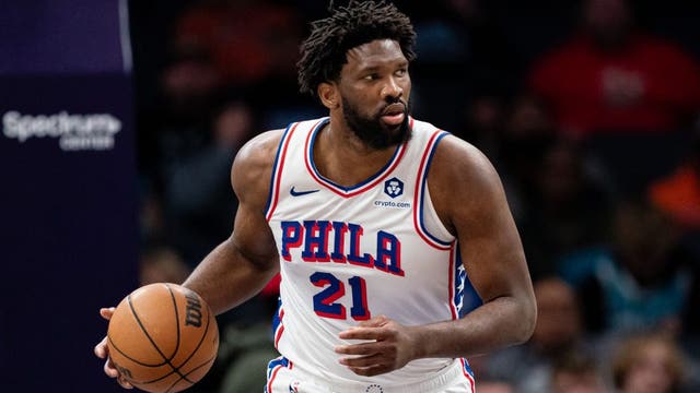 Joel Embiid scores 33 points, Sixers beat Hornets 97-89 for 5th straight victory