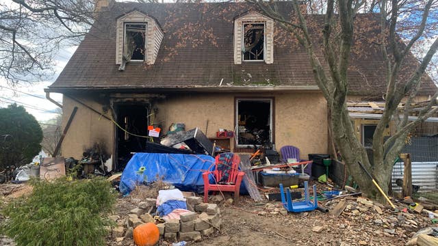 1 dead, 3 others injured after house goes up in flames in Bucks County: officials
