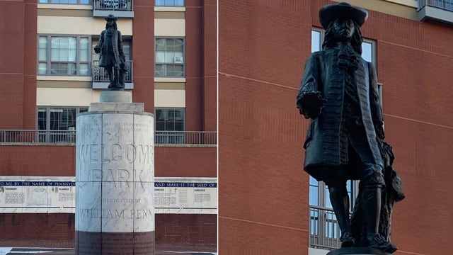 William Penn statue could be removed from Philadelphia park commemorating his home