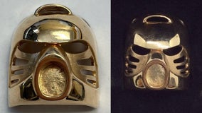 Pennsylvania thrift store finds rare 14-karat gold Lego mask